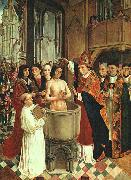 MASTER of Saint Gilles, The Baptism of Clovis